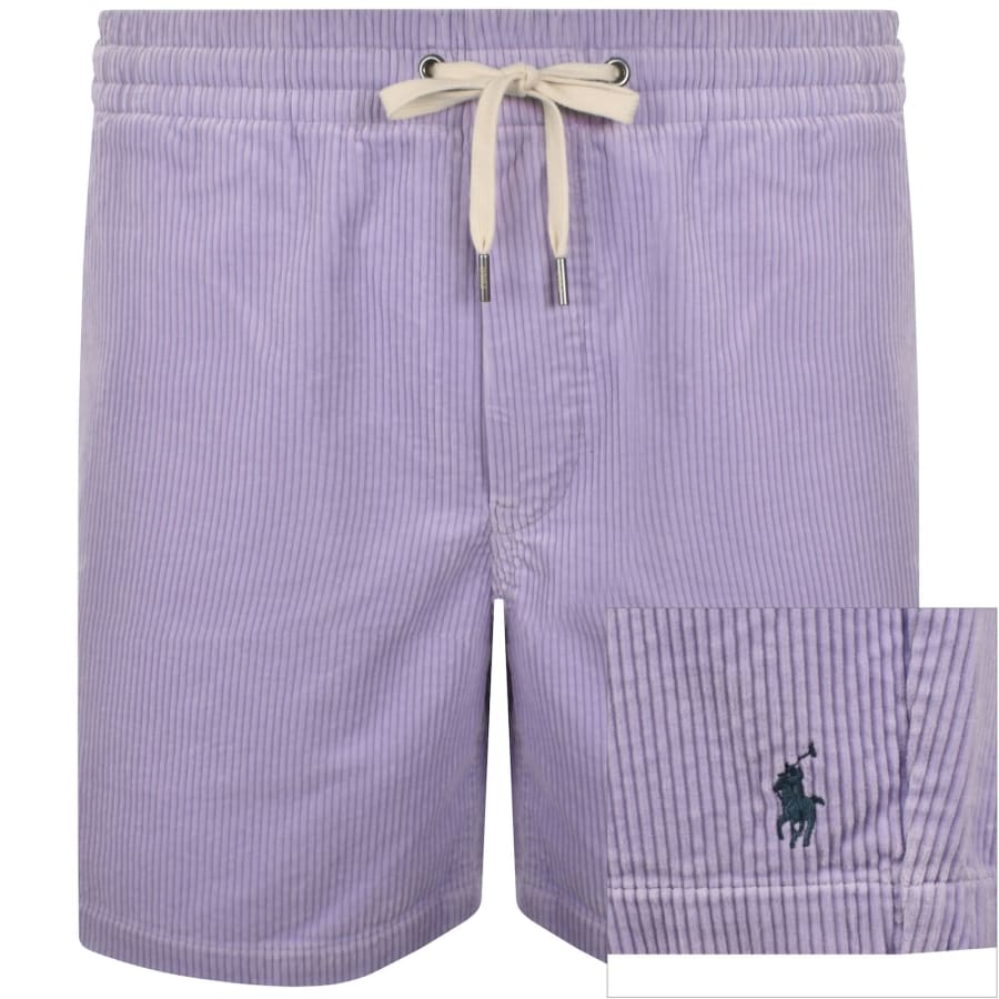Ralph Lauren Corduroy Shorts Purple | Mainline Menswear us